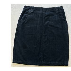 Bushwacker Woman's Skirt Blue Corduroy Size 6